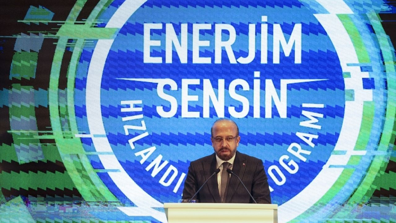 Enerji ve Tabii Kaynaklar Bakan Yardımcısı Şatıroğlu, "Enerjim Sensin Hızlandırma Programı"nda konuştu: