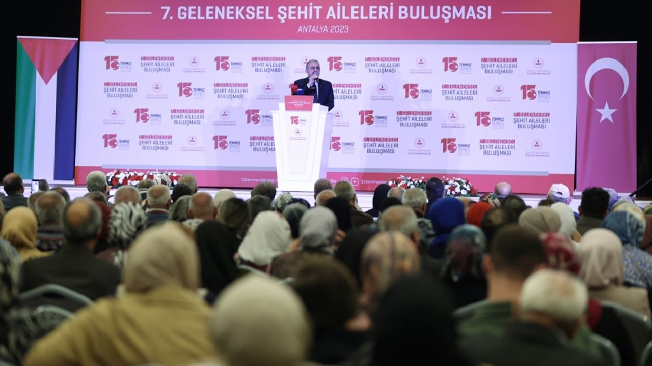 İçişleri Bakan Yardımcısı Karaloğlu, Antalya'da "Şehit Aileleri Buluşması"nda konuştu: