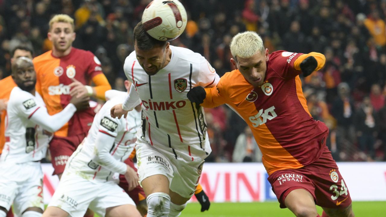 Galatasaray'dan son dakika golü: Gaziantep FK'yı 2-1 yendi