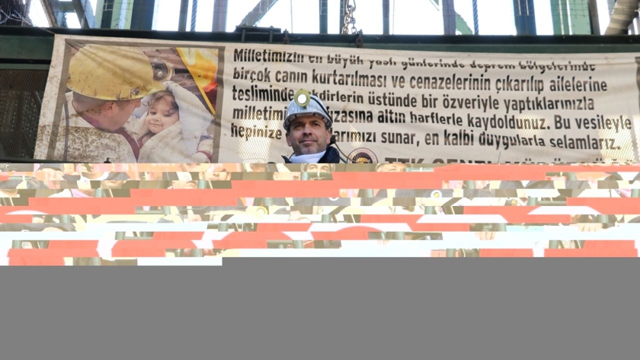 Bakan Bayraktar, Zonguldak'ta madencilerle ocağa indi: