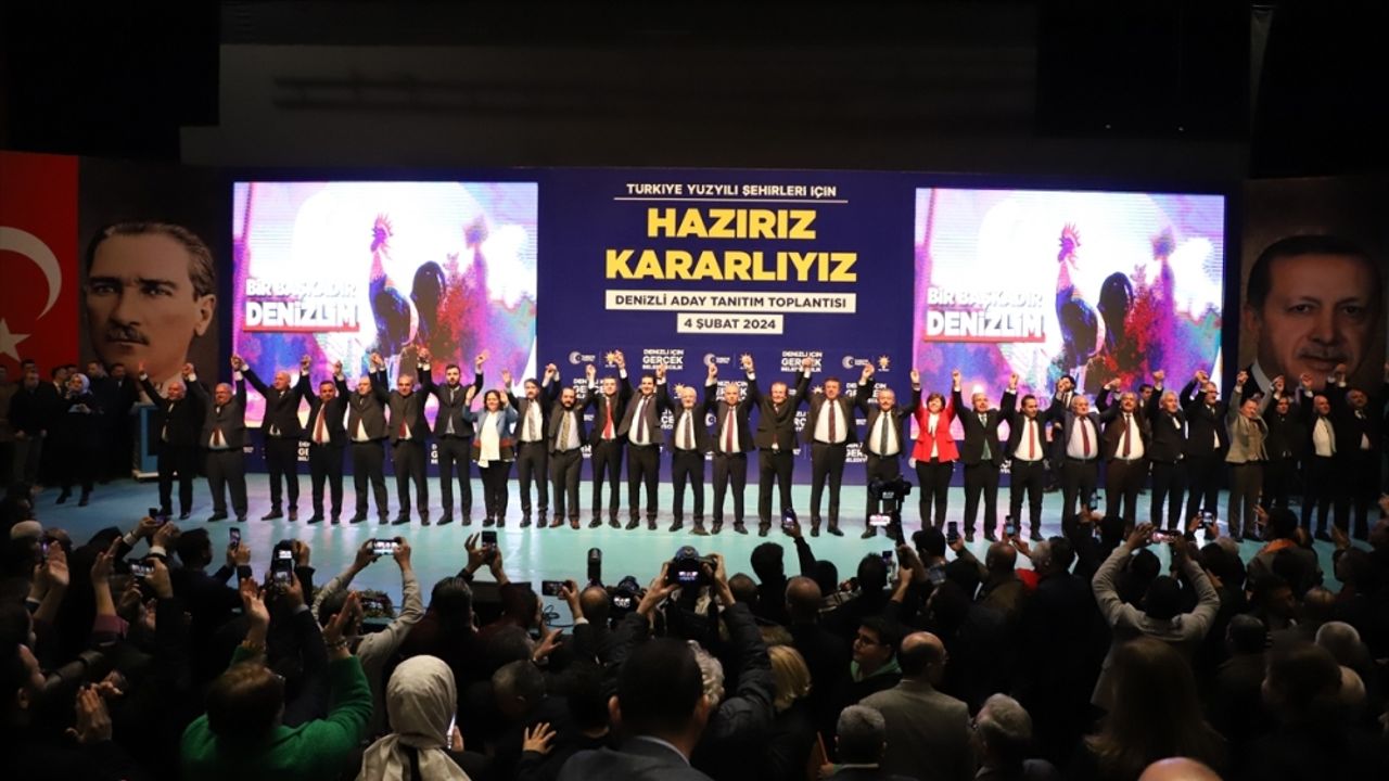 Cumhur İttifakı'nın Denizli'deki ilçe belediye başkan adayları tanıtıldı