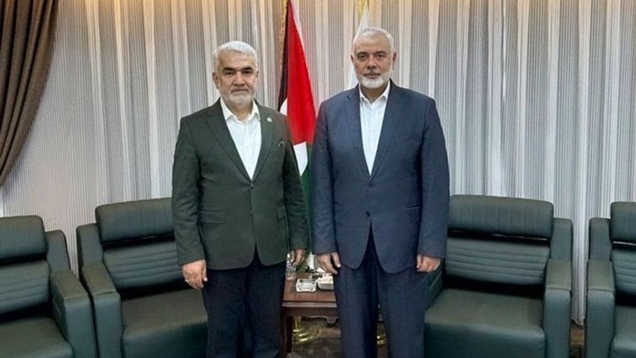 HÜDA PAR lideri Yapıcıoğlu Hamas lideri Henniye ile görüştü