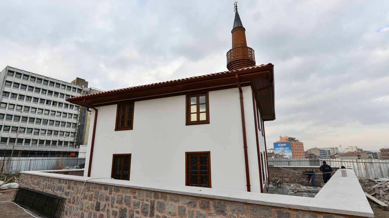 Ankara'nın tarihi "Hamidiye Camisi" restore ediliyor