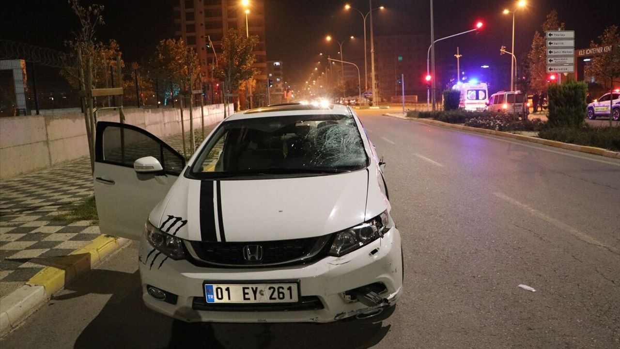 Kilis'te arabanın bisiklete çarptığı trafik kazasında 1 ağır yaralı