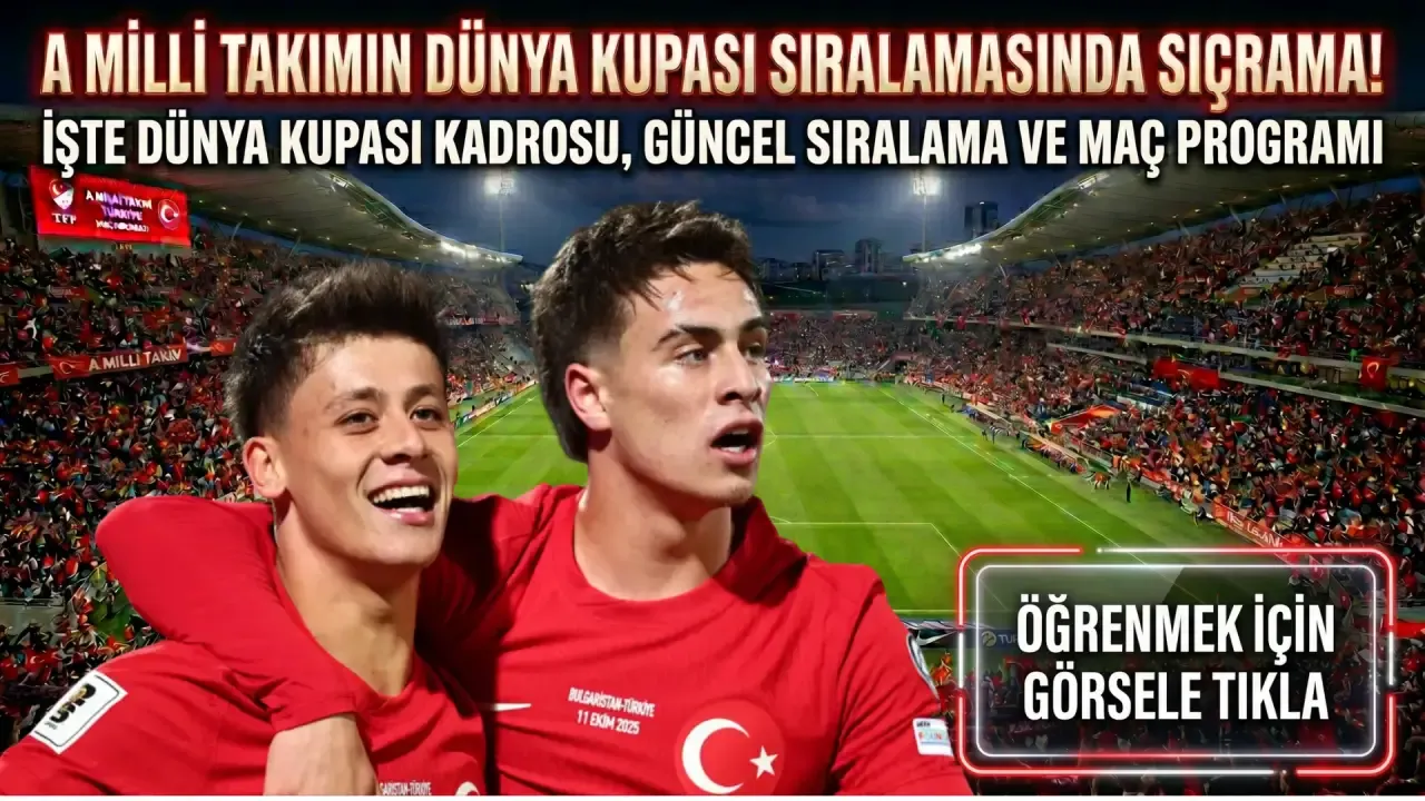 A MİLLİ TAKIMDAN DÜNYA SIRALAMASINDA SIÇRAMA! İşte kadro değeri, güncel kadro ve maç programı