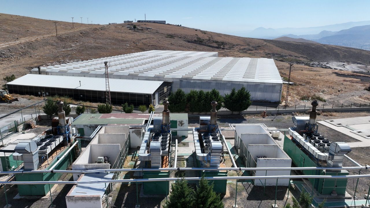 Kayseri'deki katı atık depolama tesisi 140 milyon metreküp sera gazı salımını engelledi