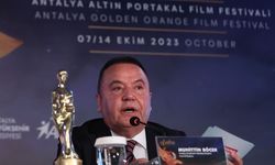 Muhittin Böcek, Altın Portakal için sinema sektör temsilcileriyle görüşüyor