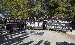 Ankaralı müzisyenler, İsrail'in Gazze'deki saldırılarını protesto etti