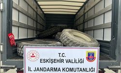 Eskişehir'de kamyon lastiği ve enerji nakil kablosu hırsızlığının 2 şüphelisi yakalandı