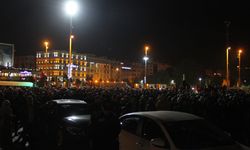 İsrail'in Gazze'deki hastaneye saldırısı Kayseri'de protesto edildi