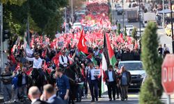 İsrail'in Gazze'ye saldırıları Nevşehir'de protesto edildi