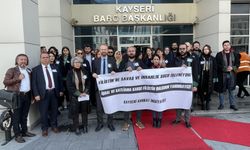 Kayseri'de avukatlar İsrail saldırılarını kınadı