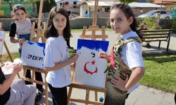 Kayseri'de öğrenciler için boyama etkinliği düzenlendi