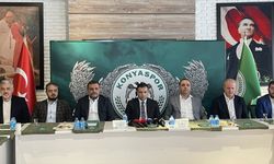 Konyaspor Kulübü Başkanı Fatih Özgökçen, basın mensuplarıyla bir araya geldi: