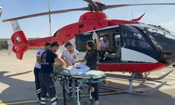 Şırnak'ta ambulans helikopter Berfin bebek için havalandı