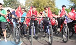 Tekirdağ'da "100. Yıl Cumhuriyet Bisiklet Turu" düzenlendi