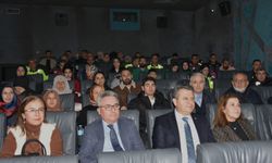 Erzurum'da şehit yakınları ve gaziler "Aybüke; Öğretmen Oldum Ben!" filmini izledi