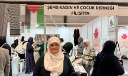 Helal expo fuarında Filistinli kadınların el emeği ürünleri ilgi topladı