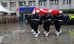 İstanbul'da şehit olan polis Lütfü Baykar için tören düzenlendi