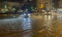 Kırklareli'nde şiddetli sağanak etkili oldu