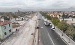 Necmettin Erbakan Caddesi'nde yol yapım çalışmalarına başlandı