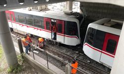 İzmir'de raydan çıkan metro, duvara çarptı: 3 yaralı