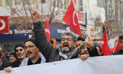 Burdur'da İsrail'in Gazze'ye yönelik saldırıları protesto edildi