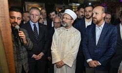 Diyanet İşleri Başkanı Erbaş, Albayrak Grubunun hat sergisi açılışında konuştu: