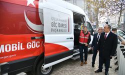 Düzensiz göçmenlerin tespitinin yapıldığı Mobil Göç Noktası aracı Tekirdağ'da hizmette