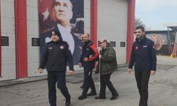 Edirne'de AFAD, görme engelli vatandaşın "itfaiye arabasına binme" hayalini gerçekleştirdi