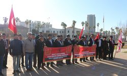 Hatay'da şehit ve gazi derneklerinden terör saldırılarına tepki