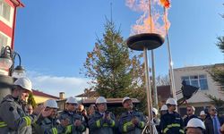 Kayseri'nin Felahiye ilçesinde ilk doğal gaz ateşi yakıldı