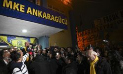 MKE Ankaragücü taraftarları, eski başkan Faruk Koca'yı coşkuyla karşıladı