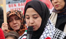 Nevşehir'de anne ve çocukları Filistin'e destek için buluştu