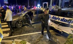 Nevşehir'de yolcu otobüsüyle çarpışan otomobilin sürücüsü yaralandı
