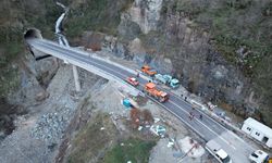 Ordu'da heyelan nedeniyle kapanan Karadeniz-Akdeniz yolu yeniden ulaşıma açıldı