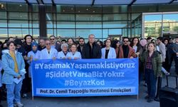 Şişli'de hastanede bir doktorun darbedilmesi meslektaşlarınca protesto edildi