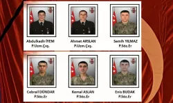 Pençe-Kilit Operasyonu'nda şehit olan 6 askerin kimliği belli oldu