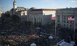 ABD'nin başkenti Washington'da Filistin'e destek gösterisi düzenlendi