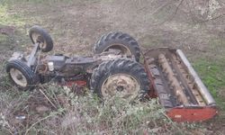 Çanakkale'de devrilen traktörün sürücüsü öldü