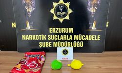 Erzurum'da cips paketinde uyuşturucu gizleyerek yolculuk yapan şüpheli yakalandı