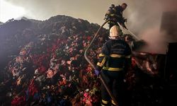 Gaziantep'te tekstil fabrikasında yangın çıktı