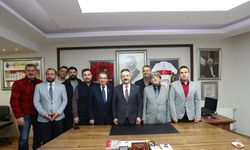 Vali Aksoy, TSYD Eskişehir Şubesi'ni ziyaret etti