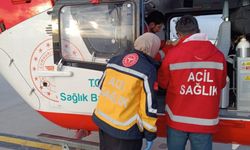 Bahçesaray'da rahatsızlanan kişi ambulans helikopterle Van'a nakledildi