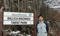 Çinli öğrenci coğrafya dersinde öğrendiği Tokat Ballıca Mağarası'nı ailesiyle ziyaret etti