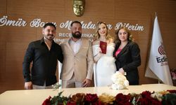 Edirne ve Tekirdağ'da 7 çift  dört yılda bir gelen 29 Şubat günü evlendi