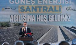 Eyüpsultan'da kurulan güneş enerjisi santrali törenle açıldı