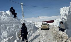 Kars'ta Aras EDAŞ ekiplerinin zorlu kış mesaisi