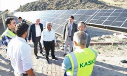 Kayseri'de yılda 1 milyon 650 bin kilovat elektrik üretecek GES işletmeye alındı