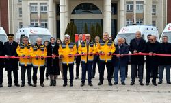 Kocaeli'de 112 Acil Sağlık filosuna 4 yeni ambulans katıldı